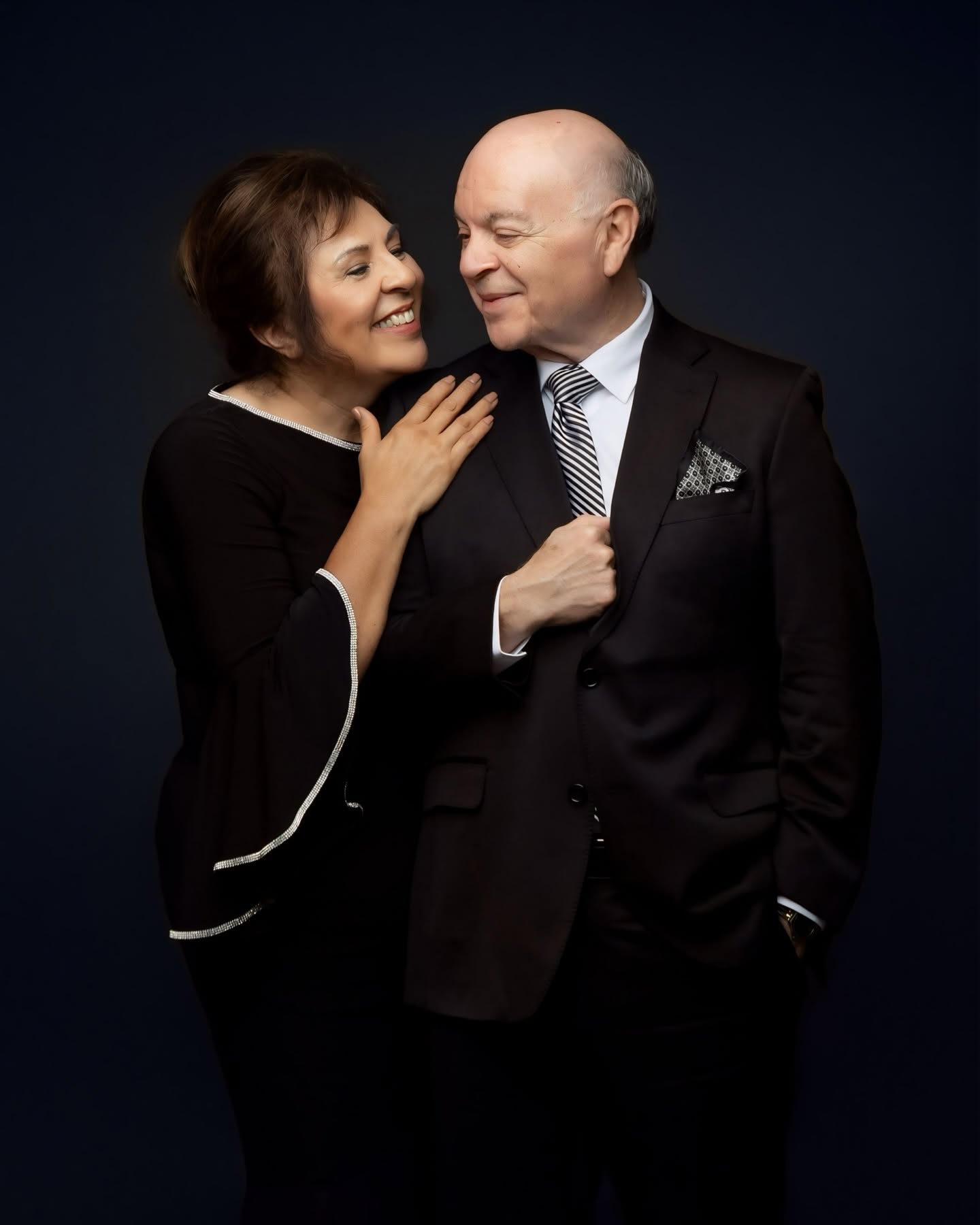 Samuel Valverde y su esposa